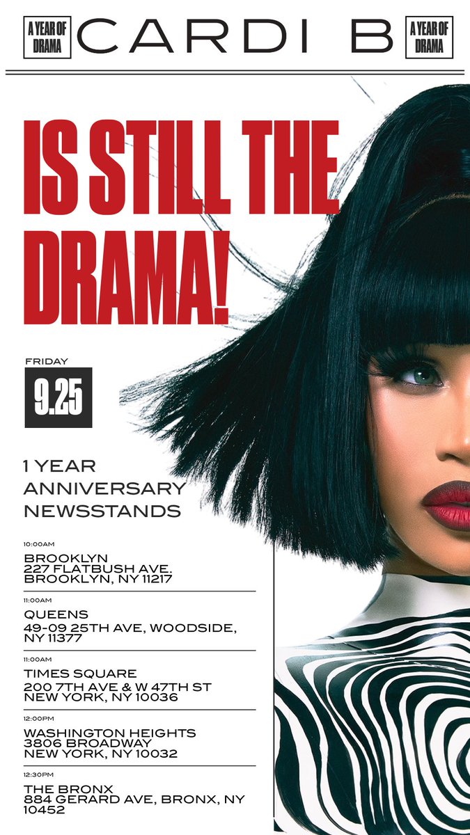 itsKenBarbie's tweet photo. EXTRA EXTRA! 📰 Read all about the last year of ‘AM I THE DRAMA?’ 

We’re celebrating ONE YEAR of ‘AITD’ with a NYC news stand take over! Find these limited edition papers at 5 different locations in the city before they run out! https://t.co/9Hs08zl9yK