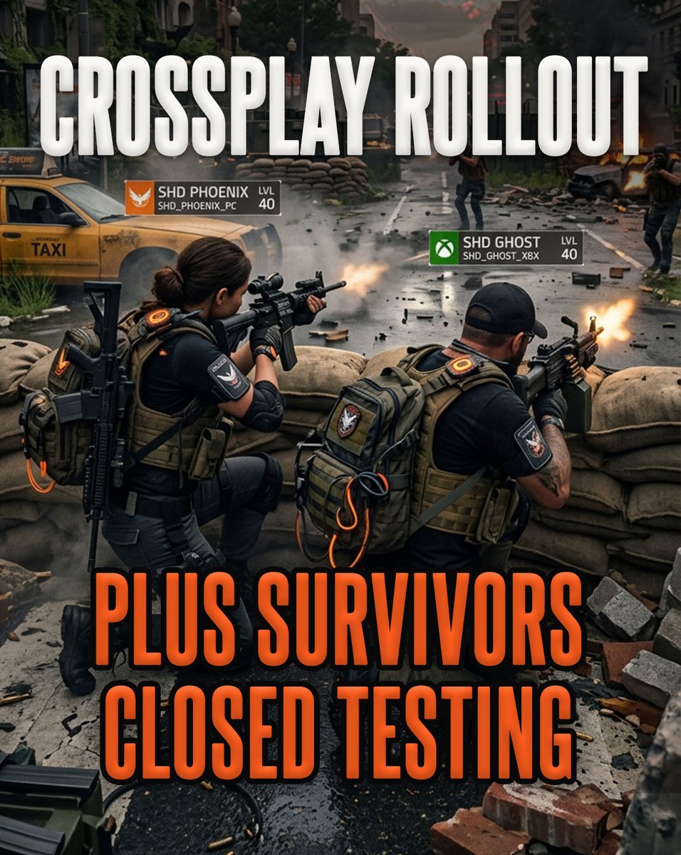 ManaWarOnline's tweet photo. CROSS PLAY ROLLOUT Coming… Plus Survivors Is Being Tested! https://t.co/3qmpad13hI via @YouTube #TheDivision2 #Division2 #Division2Crossplay #Crossplay #Division2Survivors #TheDivisionSurvivors #Survivors #Division2News #Division2Update #Division2Future https://t.co/56T2RLdITe