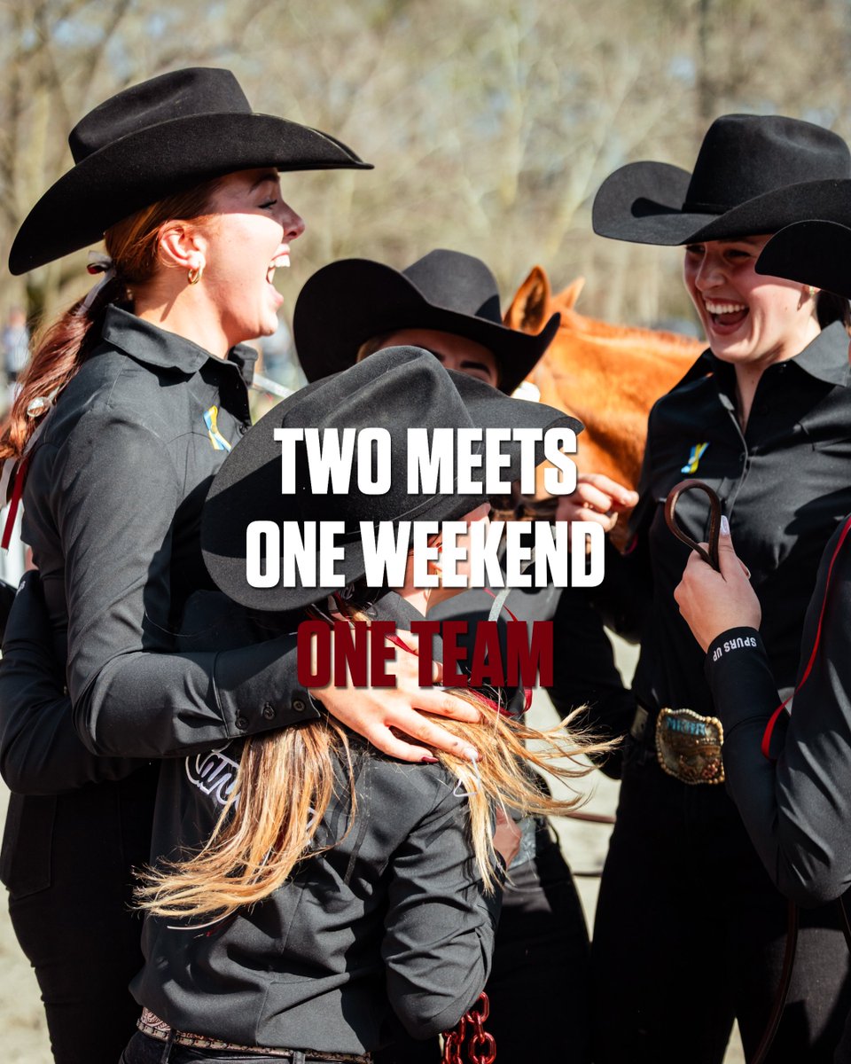 GamecocksOnline's tweet photo. The #1 team in the nation is back in the saddle this weekend 🤠 https://t.co/xQ13Ey3hea