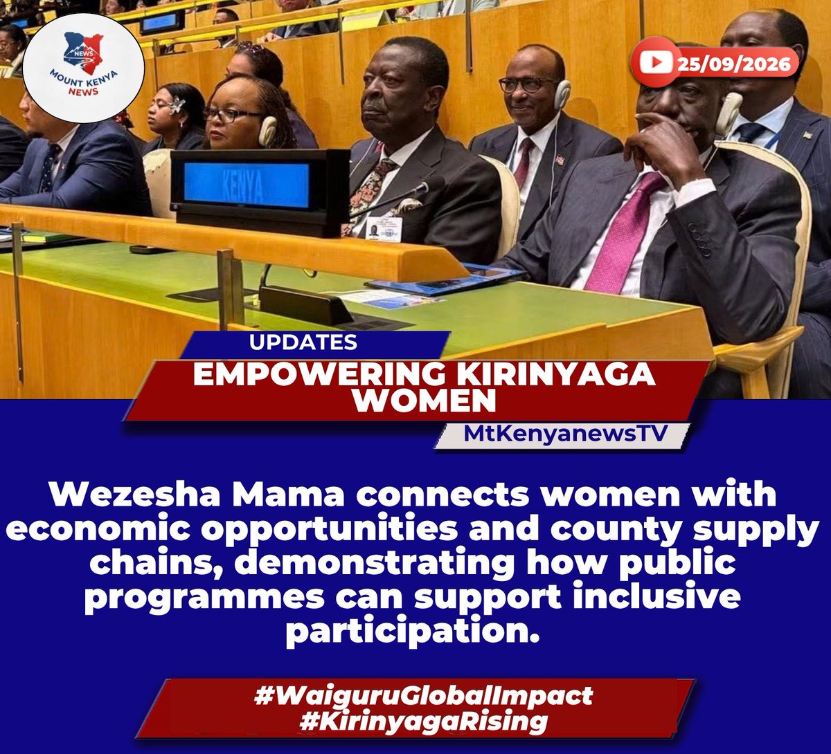 Liloh254's tweet photo. Her experience across national and county government provides a direct link to discussions about Kenya’s devolution journey. #WaiguruGlobalImpact #KirinyagaRising Kazi Iongee. https://t.co/txcPKVIKOM