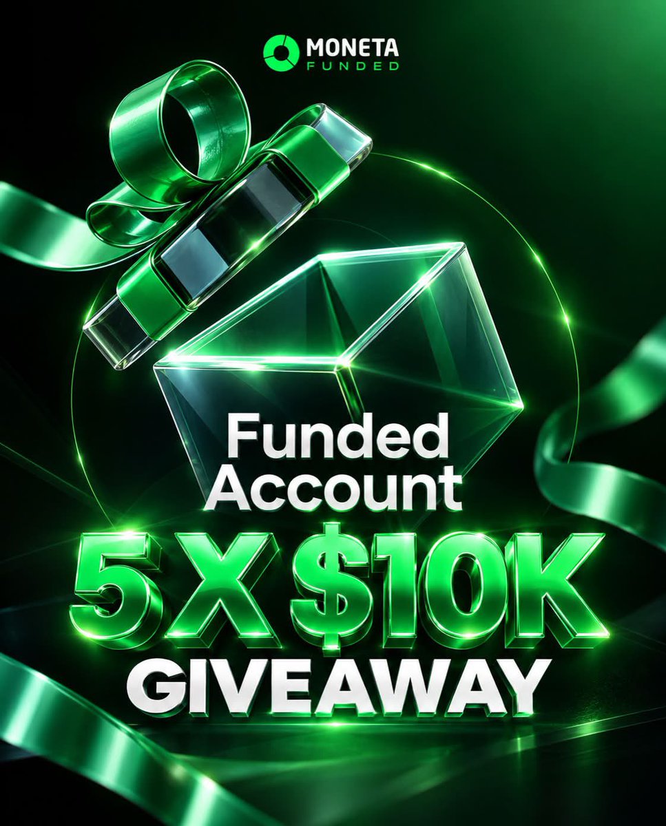Traders_Waves's tweet photo. 🚨 5x $10k Giveaway 🚨

Moneta Funded is about to hit 10k followers!💰🔥

To enter:

❤️ Like this post
🔁 Repost this post
👤 Follow both @MonetaFunded
👥 Tag 4 friends in the replies
📸 Reply with a screenshot showing your proof

Let’s hit 10,000 followers together! 🚀
 https://t.co/yLRHVzxJkZ