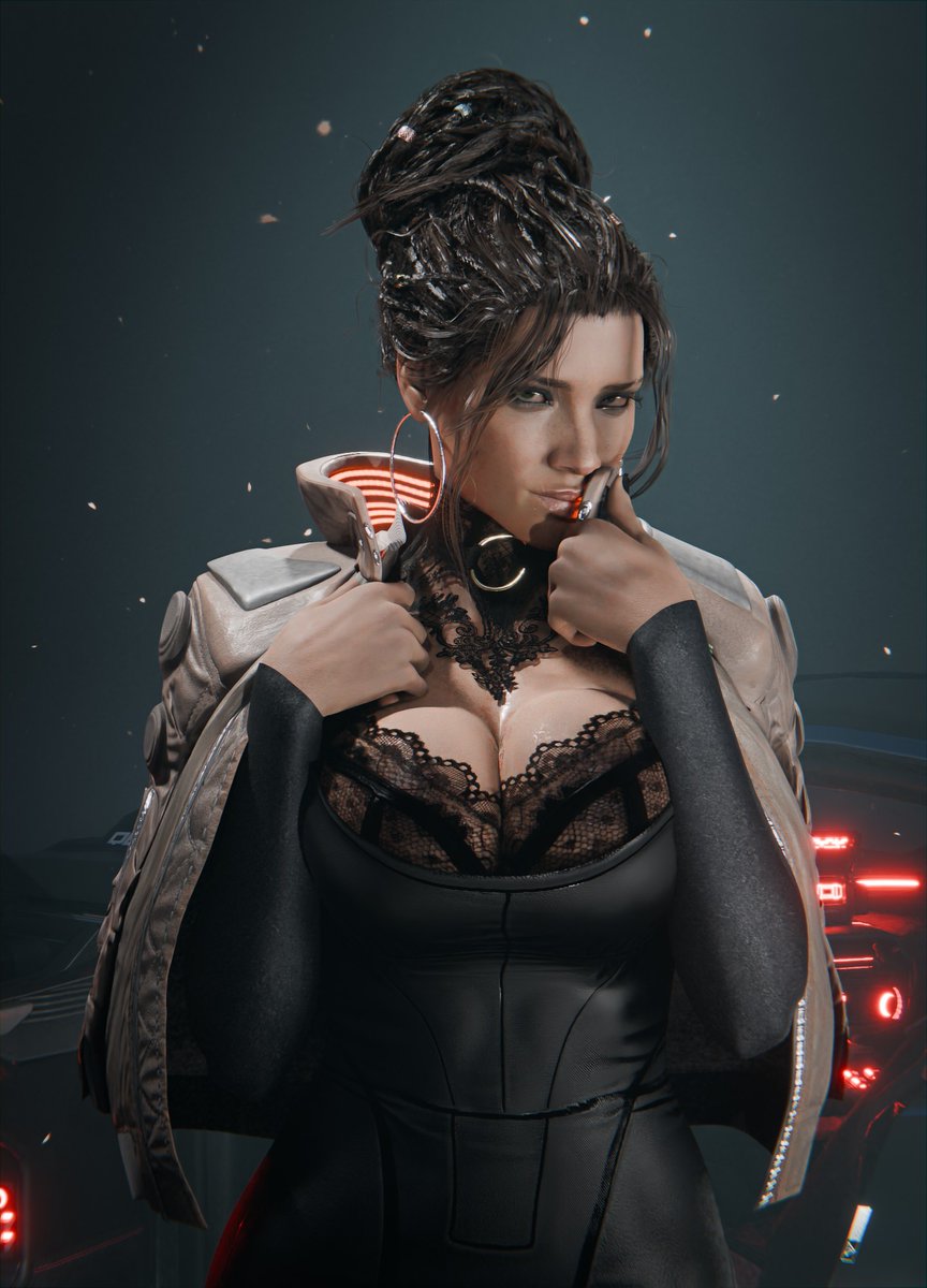 GS_Ragnarokkr's tweet photo. #Cyberpunk2077 #PanamPalmer #R34     

model by @Rigid3d https://t.co/4Nqboguxoc