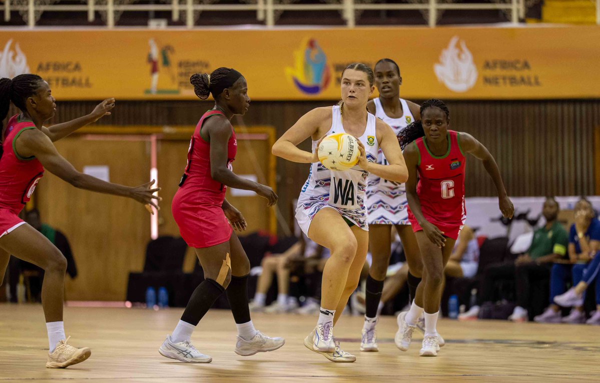 Netball_SA's tweet photo. ๐ฟ๐ฆ INTO THE FINAL! ๐
Scenes from the #SPARProteasโ semi-final battle against the Malawi Queens as they booked their place in a third consecutive Africa Netball Cup Final. ๐๐
Next up: a familiar opponent โ Uganda. ๐บ๐ฌ
๐
26 September
โฐ 15:00 SAST
#AfricaNetballCup2026 https://t.co/ZO6Q1Glx8Y