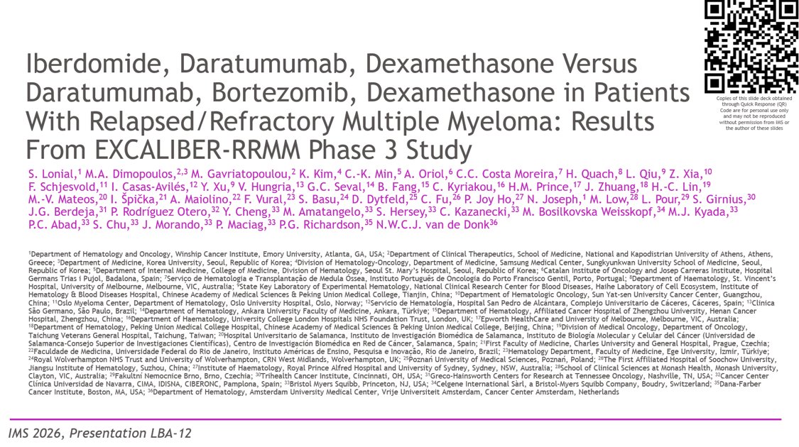 @onc_ce (@onc_ce) — #IMS26 — conference slide