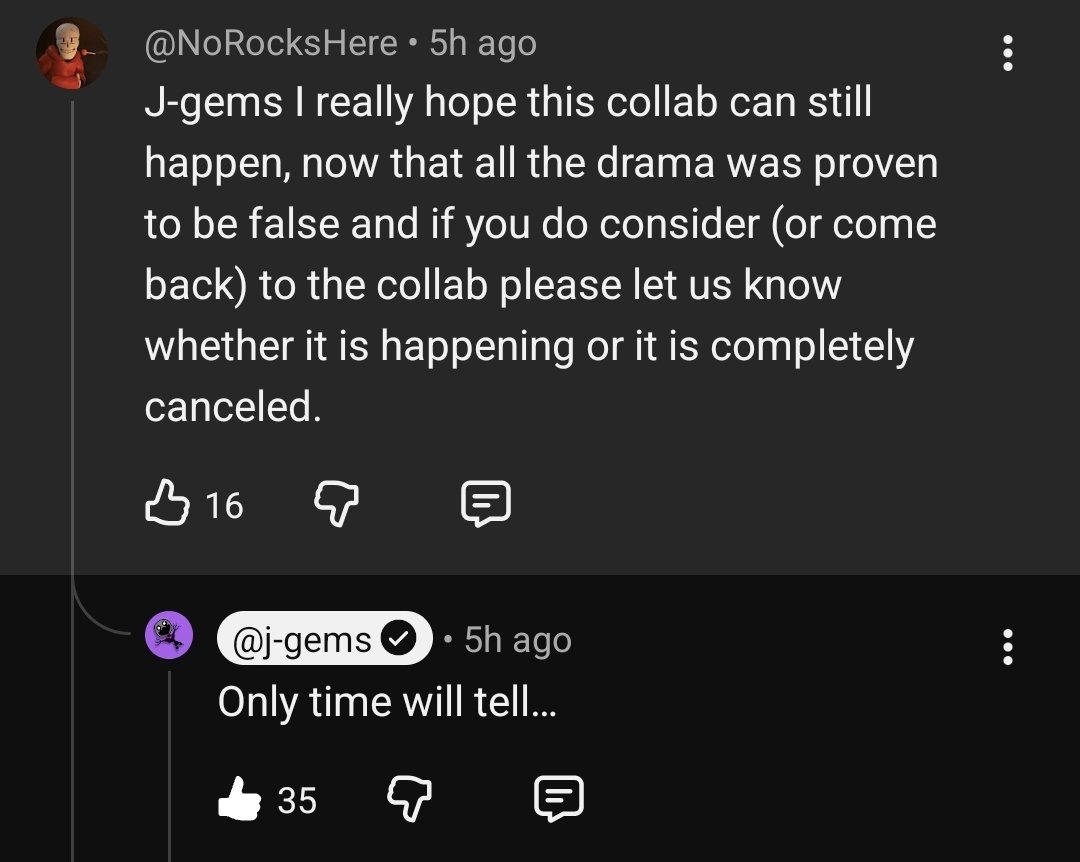 HopemanBBN's tweet photo. J-gems appears to be hinting at the Remnant Husk collab to still happen with Bite by night. I'll keep you guys updated
#Bitebynight https://t.co/NTjWXoK1tr