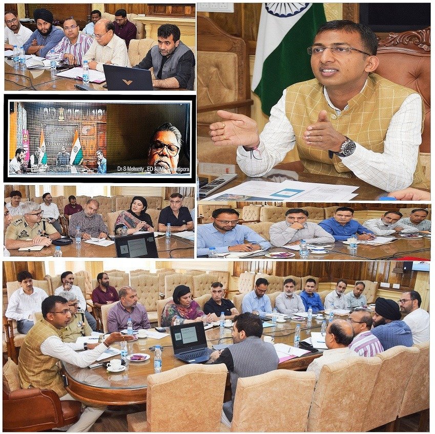 DivComKash's tweet photo. Div Com directs for resolution of issues for timely rollout of healthcare services at AIIMS Awantipora
SRINAGAR, SEPTEMBER 25: To ensure the timely rollout of healthcare services at AIIMS Awantipora from October 31, Divisional Commissioner Kashmir, Anshul Garg on Friday chaired a meeting to review the status of pending issues and expedite their resolution.
The meeting took up several critical matters concerning the operational readiness of the institution, including electricity supply for the running of water supply system, commissioning of the dedicated power sub-station, land-related issues and the fire safety measures.
On the occasion, the Divisional Commissioner directed the Public Health Engineering (PHE) Department and Kashmir Power Distribution Corporation Limited (KPDCL) to resolve the pending inter-departmental issues by Monday and ensure electricity supply for the water supply system.
Regard the commissioning of the power station, the Div Com directed KPDCL to issue the requisite No Objection Certificate (NOC) to the Central Public Works Department (CPWD) at the earliest so that the uninterrupted electricity shall be provided to the institute.
He further directed the Deputy Commissioner, Pulwama, to provide necessary assistance and guidance to CPWD engineers for the expeditious resolution of land-related issues pertaining to the facility.
The Divisional Commissioner also directed DC Pulwana to make adequate arrangements for transportation facility of the general public up to the entrance of AIIMS Awantipora, ensuring convenient access to the hospital.
Regarding issuance of NOC for fire safety, the Div Com directed concerned officers to conduct joint inspection of the facility and issue the certification by 5th October. 
The meeting was attended by the Executive Director, AIIMS Awantipora; SSP Traffic; and concerned officers and engineers from PHE, KPDCL and different wings of CPWD.
@OfficeOfLGJandK 
@CM_JnK 
@hello_anshul 
@ddnewsSrinagar 
@diprjk
