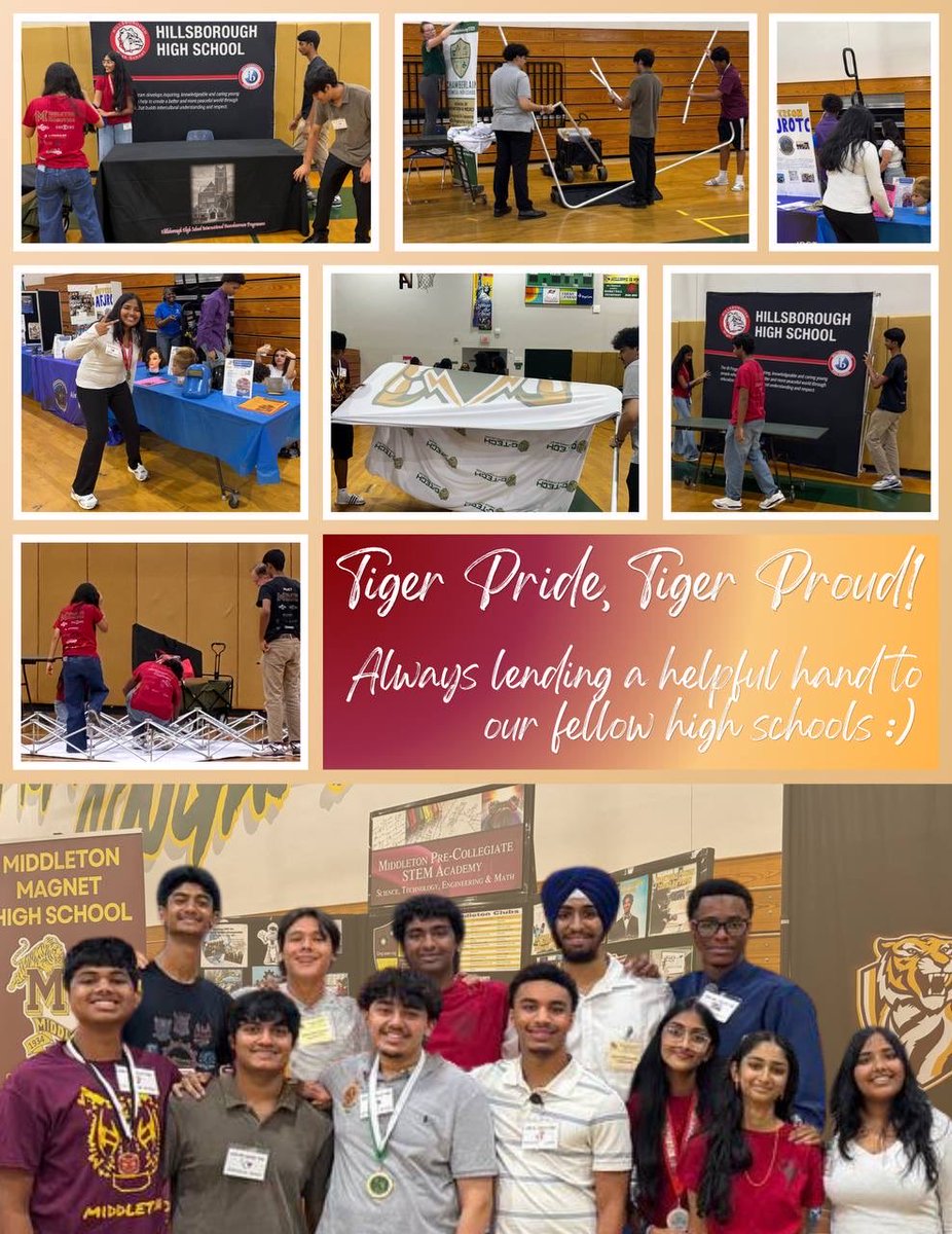MiddletonSTEM's tweet photo. Thank you @WilliamsIBMYP for having us at your annual high school expo!🤗 @HillsboroughSch @SDHCMagnet #TigerPride #Preparingstudents4Life https://t.co/ixlPNVcGV0