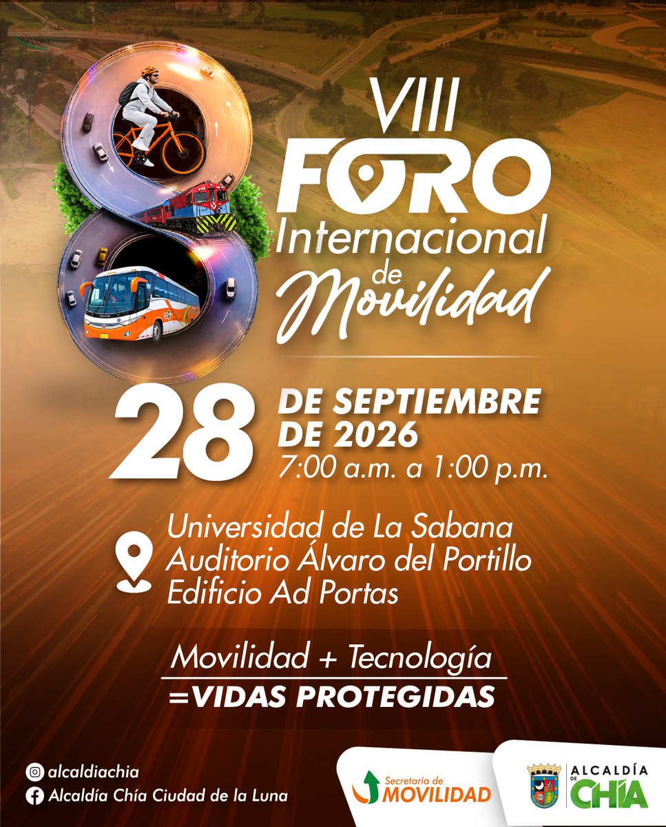 Red_SIMUS's tweet photo. Nos sumamos a este espacio clave para aportar a la conversación sobre tecnología, innovación y seguridad vial, reafirmando que salvar vidas en las vías es el verdadero propósito de la movilidad sustentable.

📅 28 sept | 7:00 a.m. 📍 Univ. de La Sabana https://t.co/MUYIhTejAy