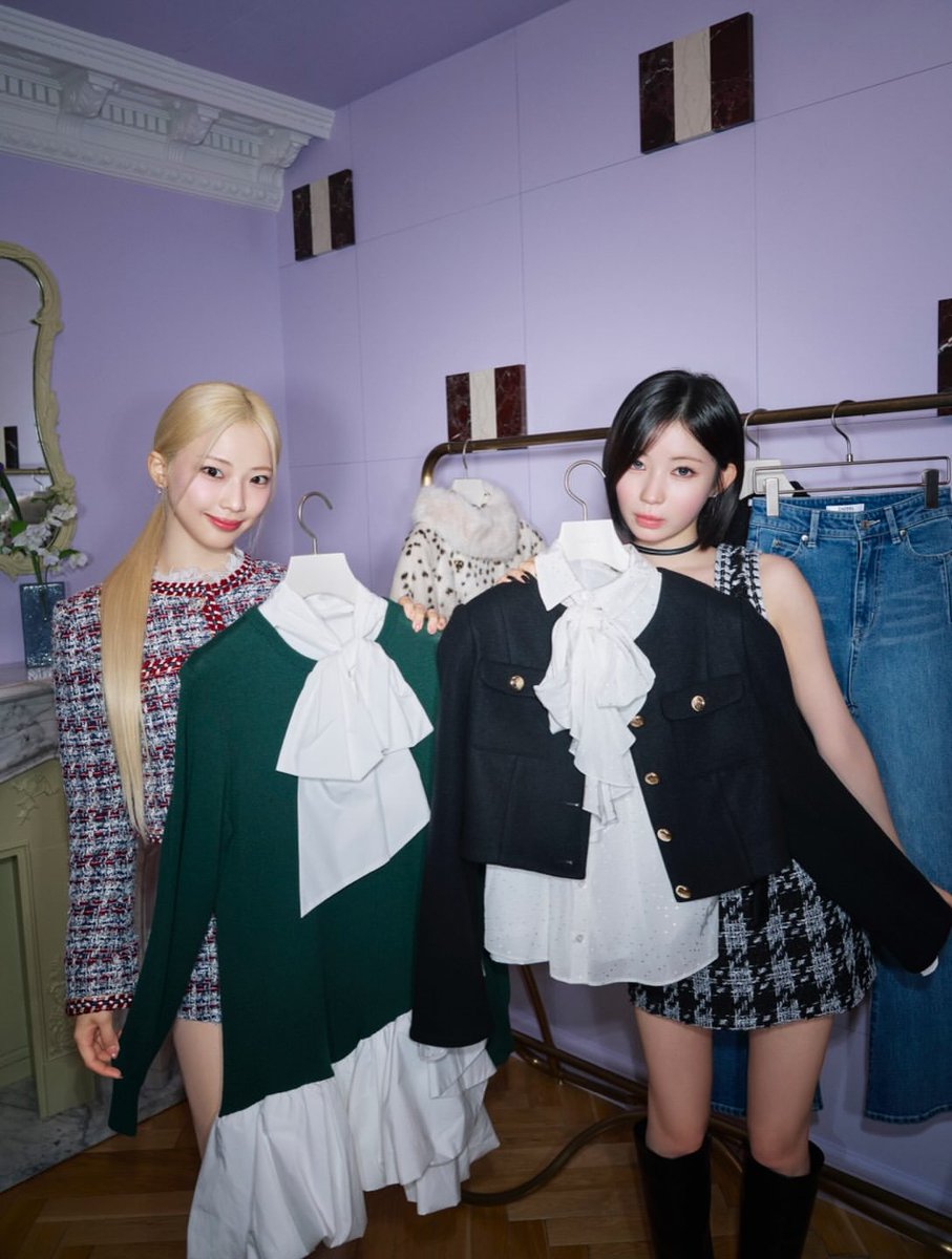 forbabymonster's tweet photo. #RUKA &amp; #ASA (#ENAMIASA) brings their unique styles and individuality to SNIDEL’s “Street × Formal” aesthetic. 

#BABYMONSTER #베이비몬스터 @YGBABYMONSTER_ https://t.co/uq1S5EHy0z