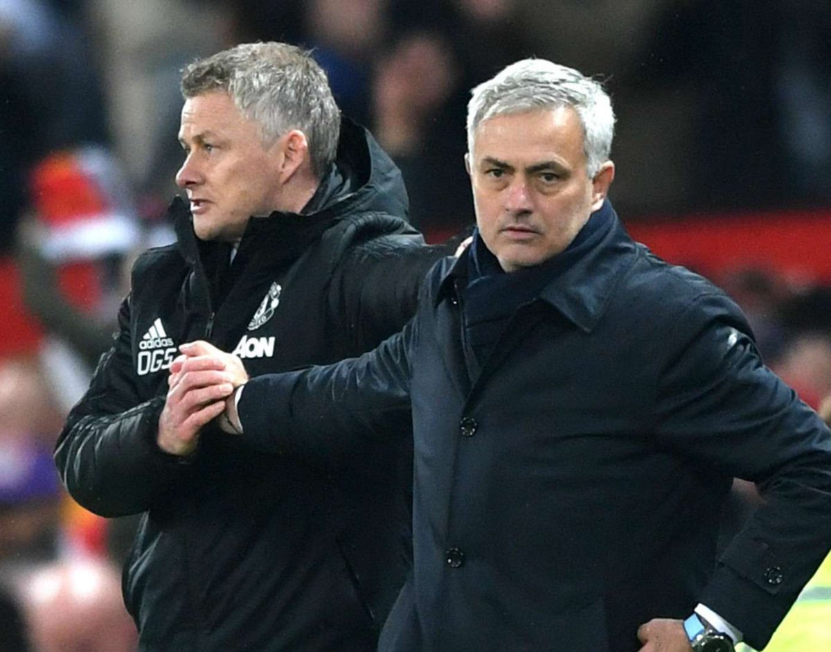 Iconic_Mourinho's tweet photo. If Manchester City are stripped of their titles, that means only 5 managers have led Manchester United to become English Champions:

• Ernest Mangnall (2x)
• Matt Busby (5x)
• Alex Ferguson (13x)
• José Mourinho (2018)
• Ole Gunnar Solskjaer (2021) https://t.co/Gpi3LftOlu