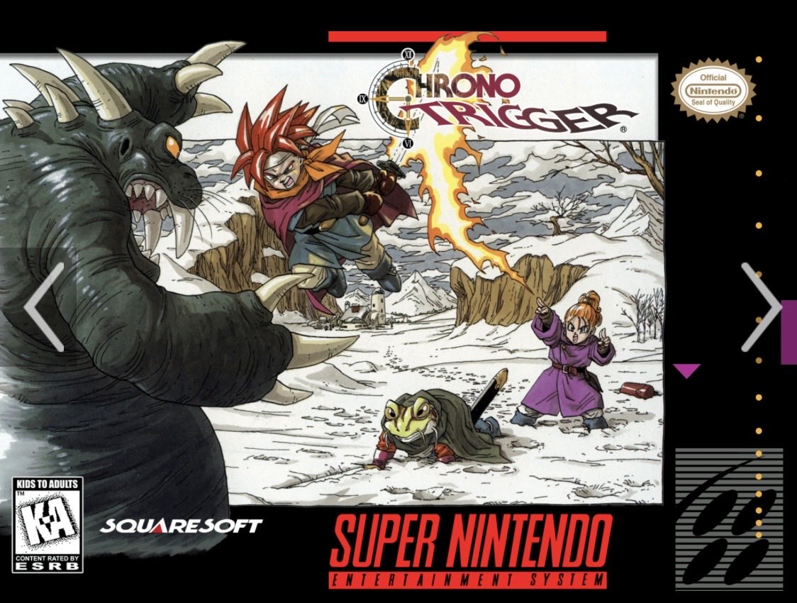 bwon35's tweet photo. SNES Friday-Chrono Trigger (1995)……@Nintendork9…….@retrojoystickx……@RetroBlastUS…….#snesfriday…….#ilovethe90s…….#chronotrigger…….#squaresoft……#squaresoftgames…..#snesforever…… https://t.co/WIEWS1j7yl