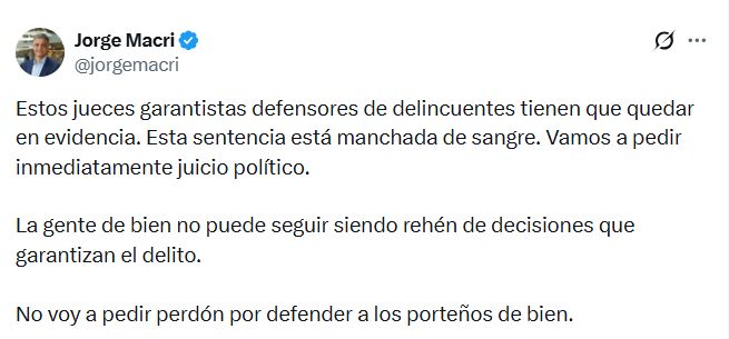 PaulaPenacca's tweet photo. Garantizar la seguridad de los porteños nada tiene que ver con ese show que montaron ayer. Buscar la revisión de un fallo, para lo que existen mecanismos judiciales establecidos, nada tiene que ver con el escarnio público a quien lo dicte y la intromisión en el poder judicial. https://t.co/TbmaKqQo7i