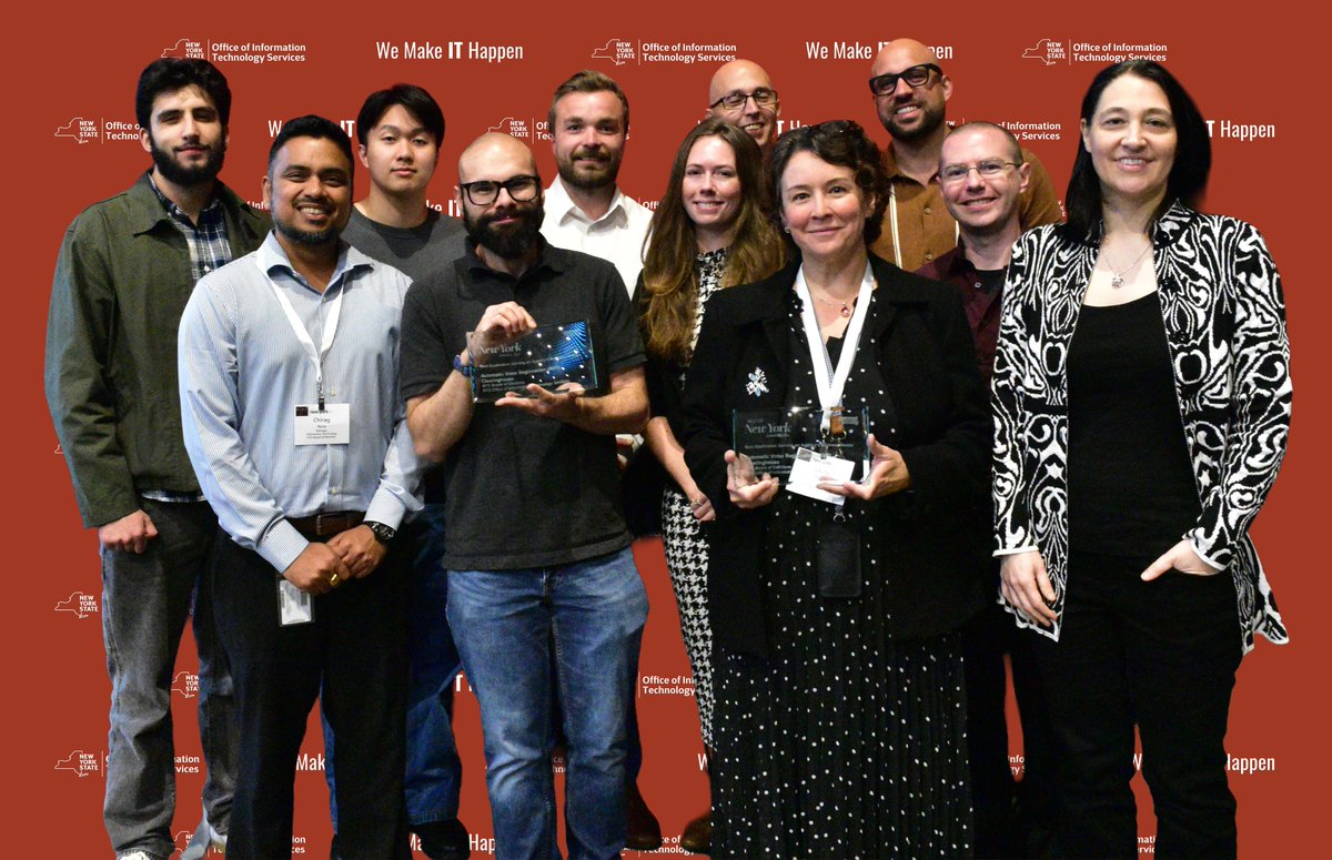 NYSITS's tweet photo. More than 800 IT and other government professionals attended the GovTech New York Digital Summit this week, and as part of this event, New York's best technology initiatives were celebrated. Congratulations to the many “Best of New York” award winners! https://t.co/wZqw0edGfW
