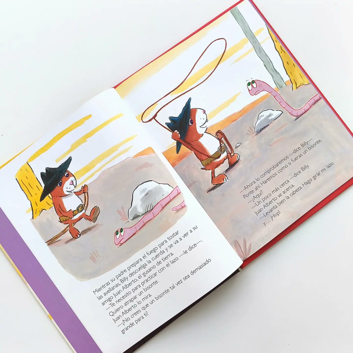 BarbaraFara3's tweet photo. BILLY Y EL BISONTE, de Catharina Valckx, es un álbum divertido, tierno e ingenioso sobre la determinación, la amistad y la importancia de buscar soluciones diferentes. Recomendado desde 4 años. https://t.co/0agpCGnbGD