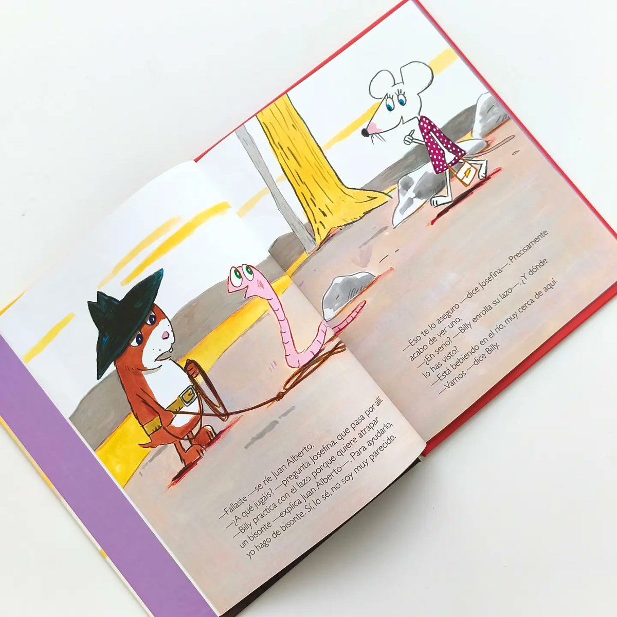 BarbaraFara3's tweet photo. BILLY Y EL BISONTE, de Catharina Valckx, es un álbum divertido, tierno e ingenioso sobre la determinación, la amistad y la importancia de buscar soluciones diferentes. Recomendado desde 4 años. https://t.co/0agpCGnbGD