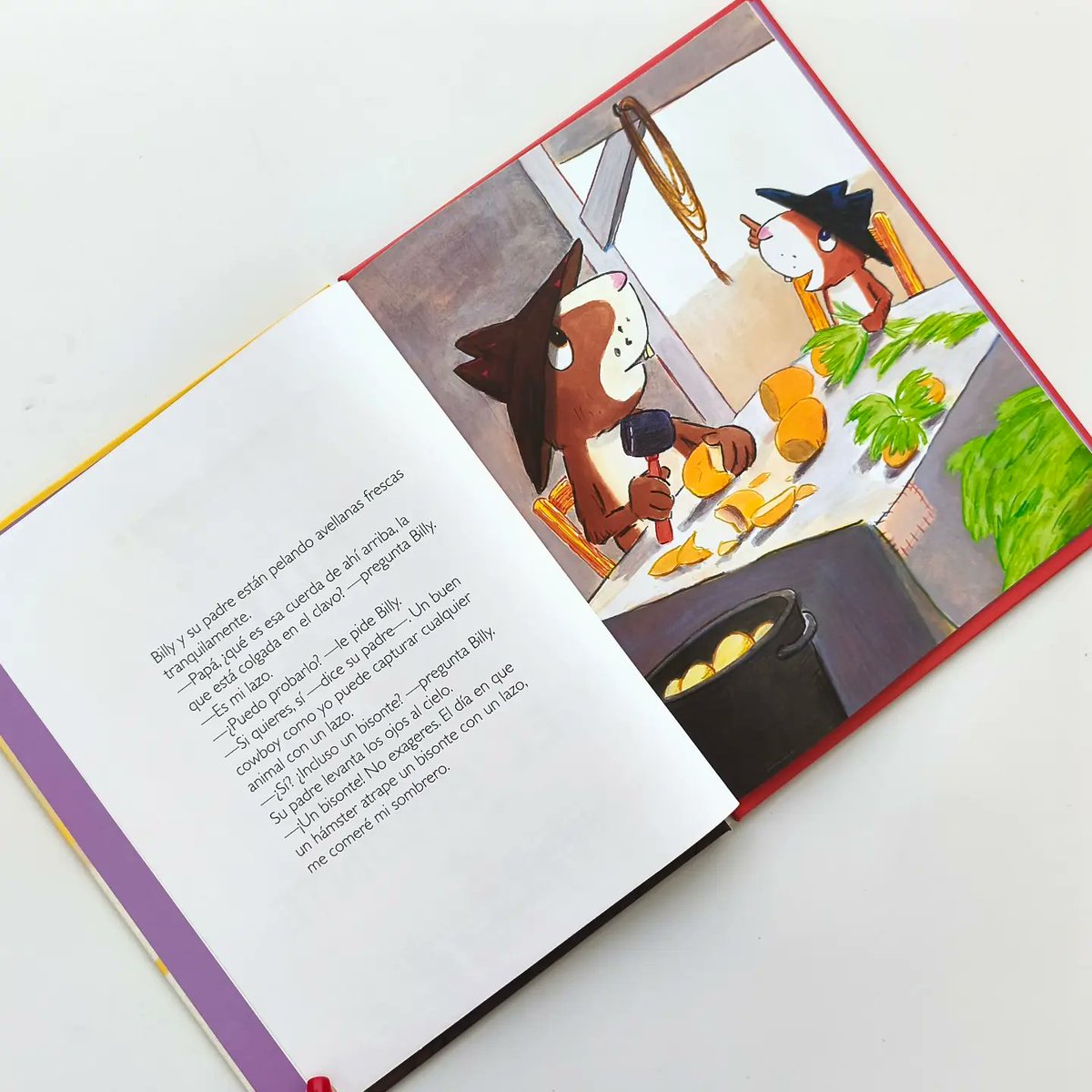 BarbaraFara3's tweet photo. BILLY Y EL BISONTE, de Catharina Valckx, es un álbum divertido, tierno e ingenioso sobre la determinación, la amistad y la importancia de buscar soluciones diferentes. Recomendado desde 4 años. https://t.co/0agpCGnbGD