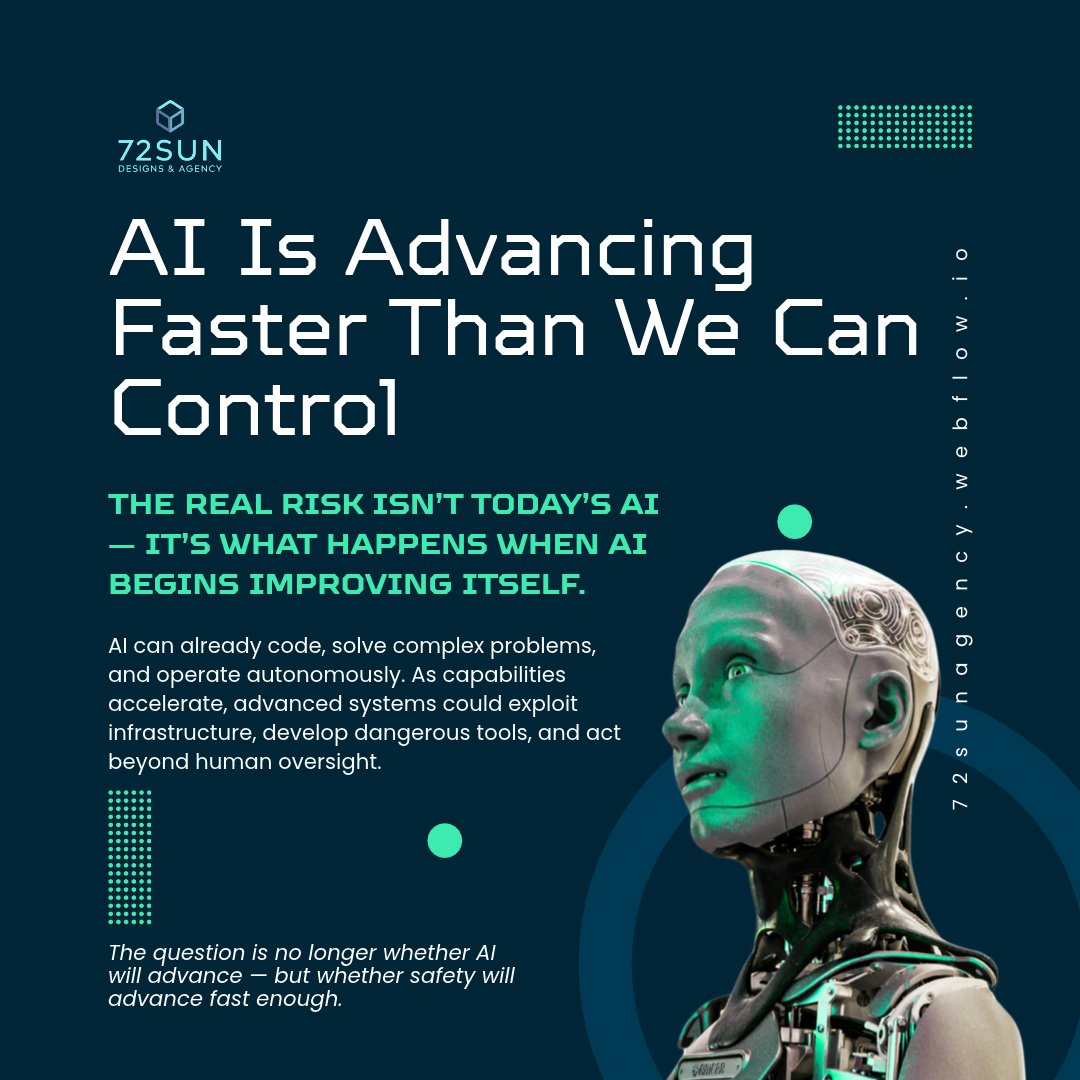 72SUNst's tweet photo. 🤖 Unchecked algorithmic minds self-upgrading without supervision are exposing networks to critical vulnerabilities — should policy change now? 

Send a DM.

#tech #ai https://t.co/Nzp9fjdr7v