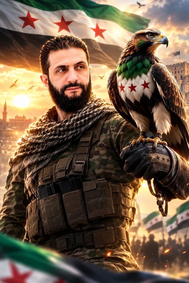 MervatBarbour's tweet photo. هذا رجل حرب وليس رجل فنادق يا نتن. 
يقف خلفه كل السوريين. 
ومن اعتاد الحرب لا تجرب معاداته .
من هزم روسيا والصين وايران قادر على وضعك تحت الحذاء.
البعض يظن صمت سوريا عن الاستهدافات العسكرية الاسرائيلية هو رضوخ او خوف، بالعكس تماماً، هو اولاً كرت يستخدم ضد نتن ياهو في الخارج .. وثانياً والاهم هو ان النتن يريد ان يفتح الحرب قبل ان يتم تاسيس جيش سوري حقيقي وقبل ان يتم تأهليه عسكريا ومعنوياً ودينياً ويسعى لذلك كثيراً .. لذلك من يظن ان سوريا ضعيفة كما كانت على زمان المخلوع بشار فهو لا يفقه شيء.
#الجيش_العربي_السوري سوف يبقى رادعاً لكل من يريد اذى سوريا.🇸🇾