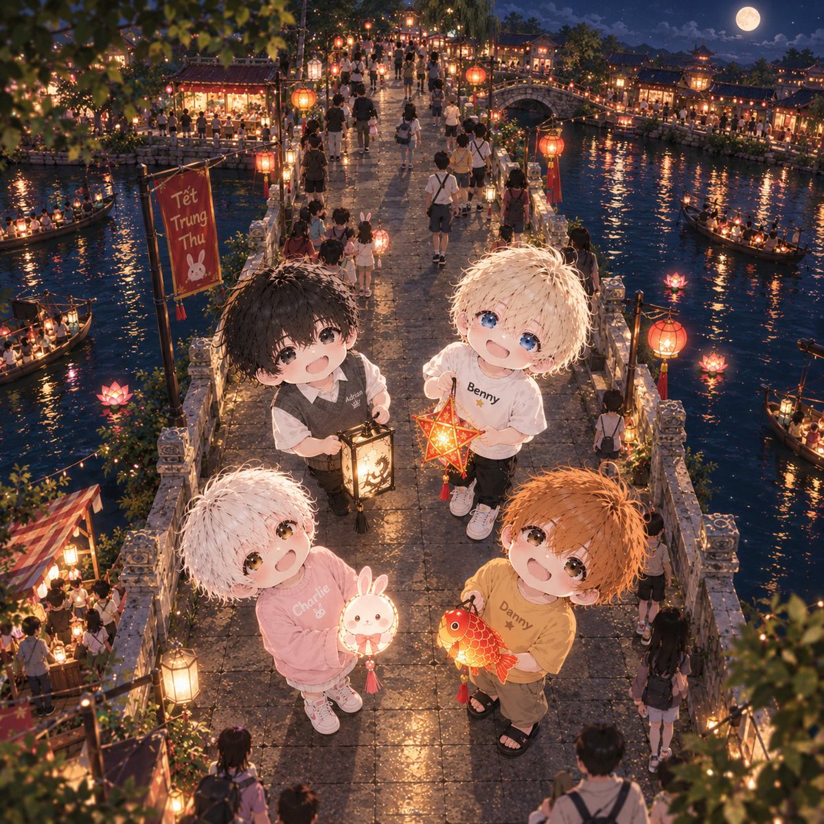 vtk17924's tweet photo. 🖤💗💛🧡Wishing you joyful moments with friends this Mid-Autumn Festival🌕🏮 https://t.co/6X3UWy8mIW