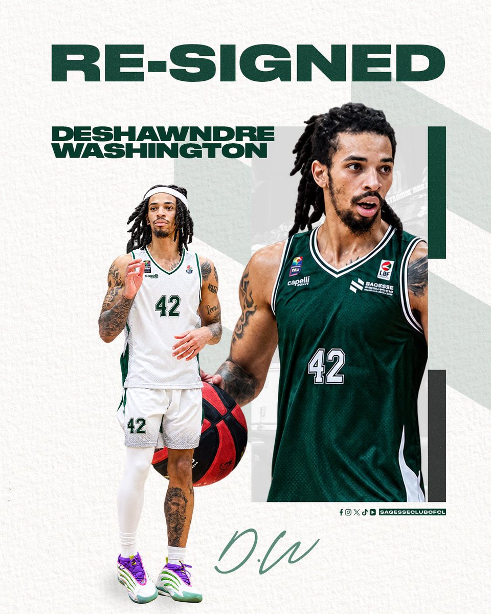 SagesseClubOfcl's tweet photo. D-WASH RE-SIGNS WITH SAGESSE. https://t.co/EYF4kt6j2O