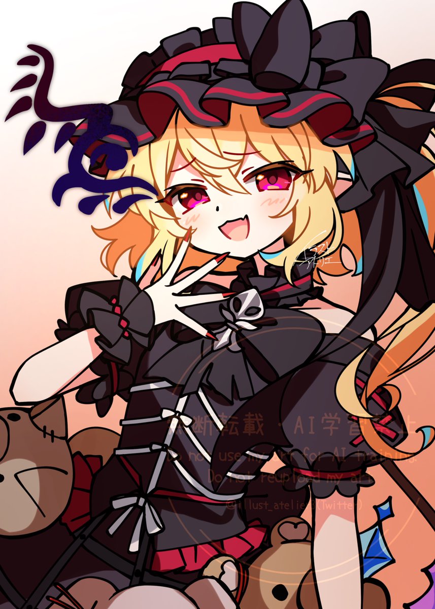 illust_atelier3's tweet photo. ワンドロ＋55分でフランを描きました！
毎日ワンドロ521日目です！
#東方ロストワード https://t.co/HB9syu77dp
