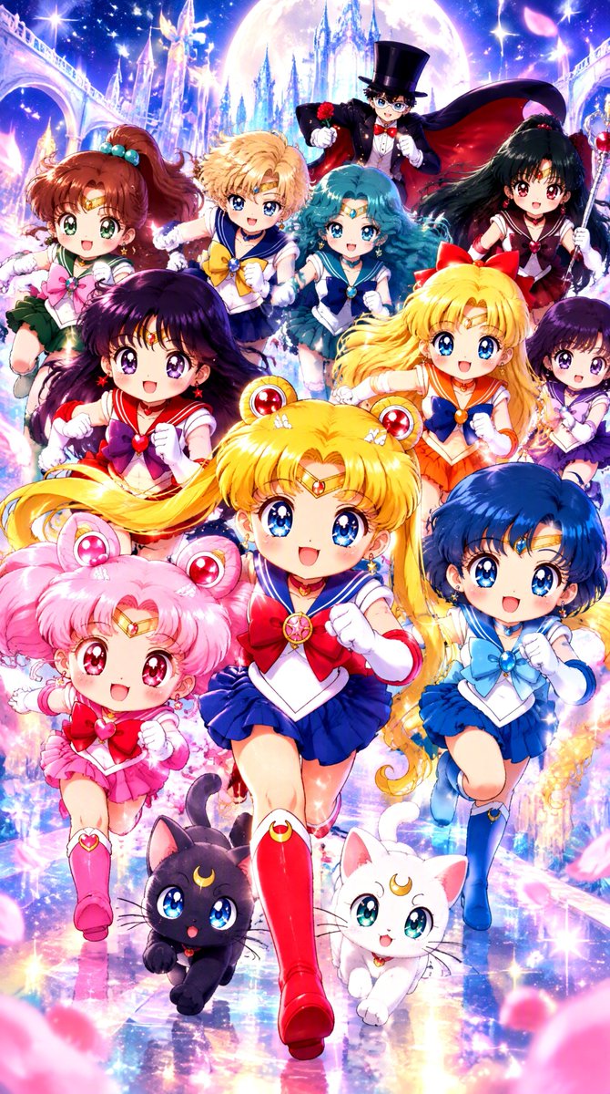 sumo2028's tweet photo. ちびキャラ美少女戦士セーラームーン
#セーラームーン #SailorMoon
#AIart #セラムン https://t.co/Clh0O2OGn7