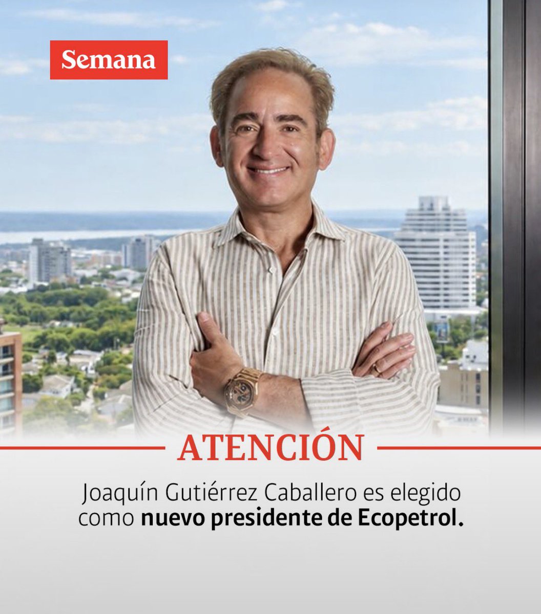 olivertpema's tweet photo. Colombia. Mil felicitaciones al nuevo presidente de Ecopetrol. Mucho trabajo por hacer. Mucho que corregir. 👍 https://t.co/92sm3Jnsmh