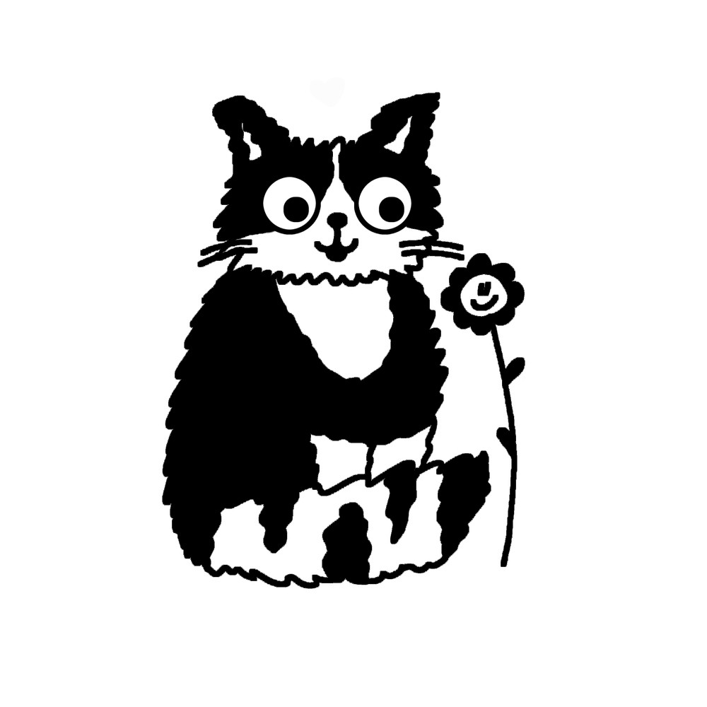 DariaVidmar's tweet photo. Cat doodle art: cats only. Thank you for your support, likes, and comments. I draw cats of all kinds in black-and-white, monochrome, and playful styles. Cats inspire peace, harmony, and creativity. All images are my copyright. https://t.co/bRrBwnppZb