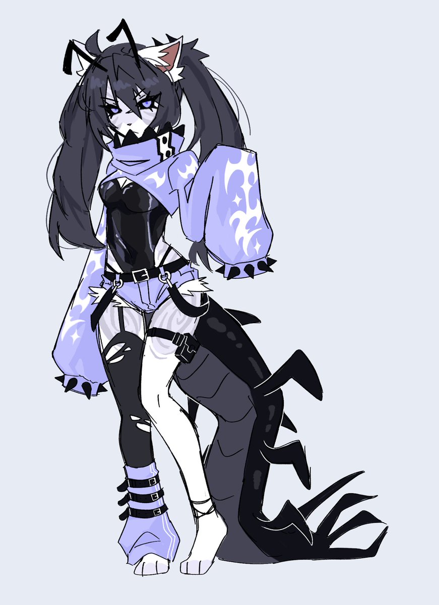nekozillaz's tweet photo. i love making characters i will never draw again https://t.co/A76HJDpIgB