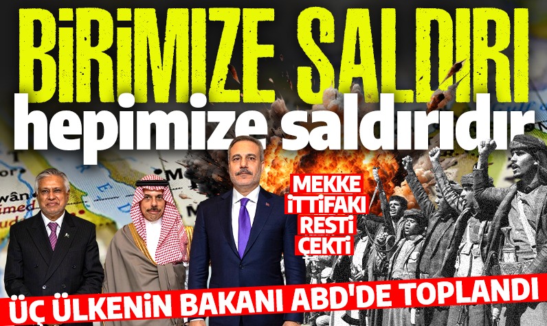 ibrahimkaragul's tweet photo. MEKKE İTTİFAKI RESTİ ÇEKTİ

Türkiye, S. Arabistan, Pakistan, 
dışişleri bakanları toplandı: 

“Birimize saldırı, hepimize saldırıdır.
Gerekli olan tüm tedbirleri alacağız.”

Şimdi de üç ülkenin Genelkurmay başkanları toplanıyor.

Haberin devamı TRHaber'de..
https://t.co/vJzjkW3SYH