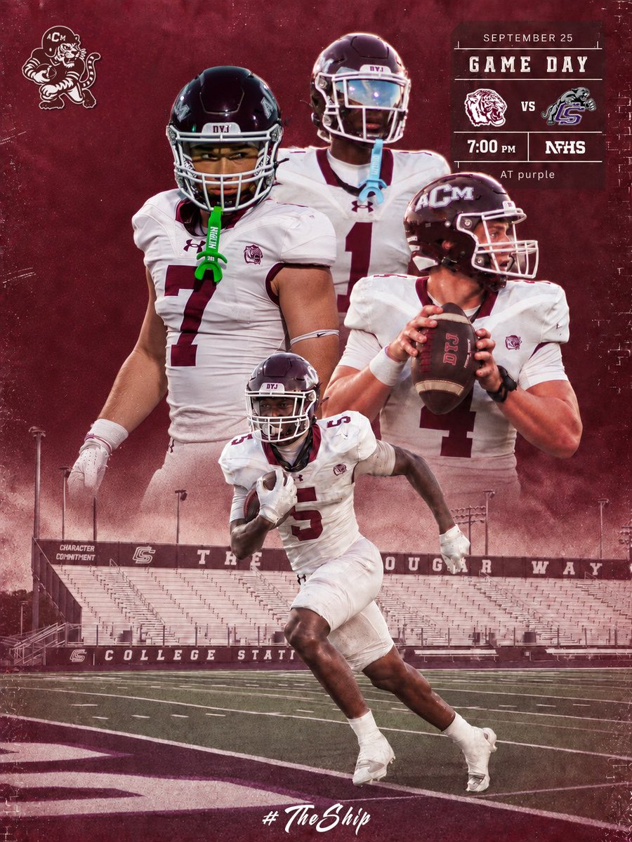 ConsolFootball's tweet photo. This town has always been Maroon 😤 #TheShip https://t.co/AFA2owyKYQ