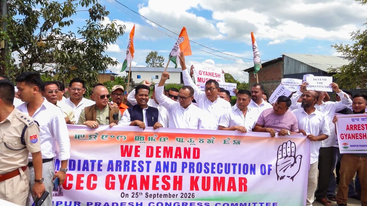 kcvenugopalmp's tweet photo. Gyanesh will go, it’s a matter of time. And then Congress will make it happen. 

The protests held by our leaders and workers across the country demanding his removal are just the beginning. There will be a massive outpouring of the defenders of democracy, against the deshdrohis who are out to destroy it. 

Every Indian who is even slightly concerned about saving our democracy should step out and mount unbelievable pressure on this regime and its puppets to fix accountability for this daylight robbery of our vote, and to ensure those guilty are severely punished for destroying our democracy.