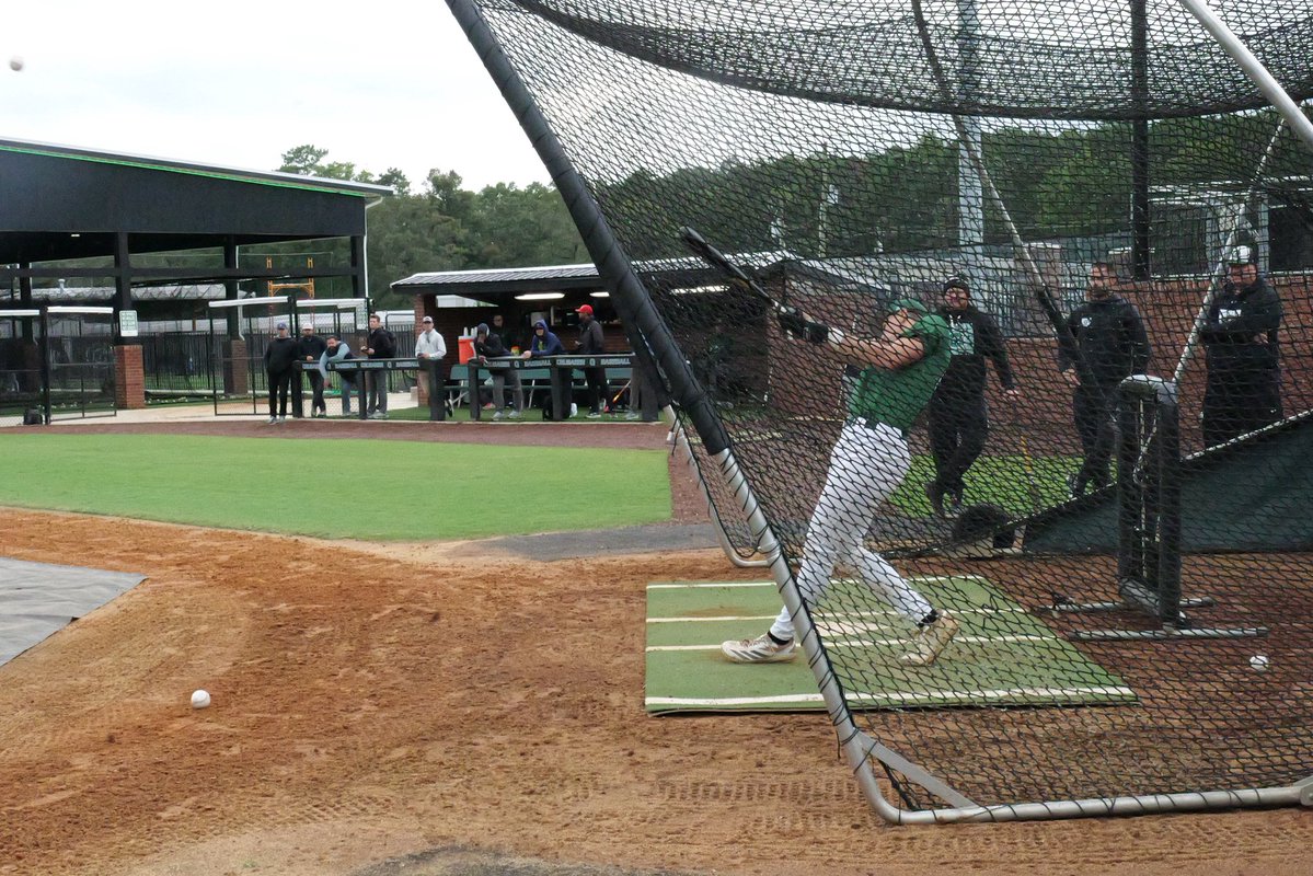 GCS_GraceBsbl's tweet photo. Thank you to all @MLB scouts in attendance for this years G-Boys pro day. You’re always welcome at Crusader Park. #theGboys #Built4more https://t.co/lHceX0fsiV