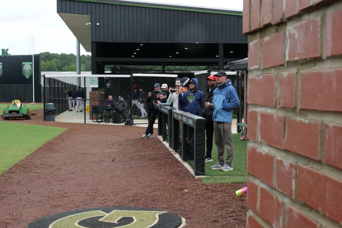 GCS_GraceBsbl's tweet photo. Thank you to all @MLB scouts in attendance for this years G-Boys pro day. You’re always welcome at Crusader Park. #theGboys #Built4more https://t.co/lHceX0fsiV