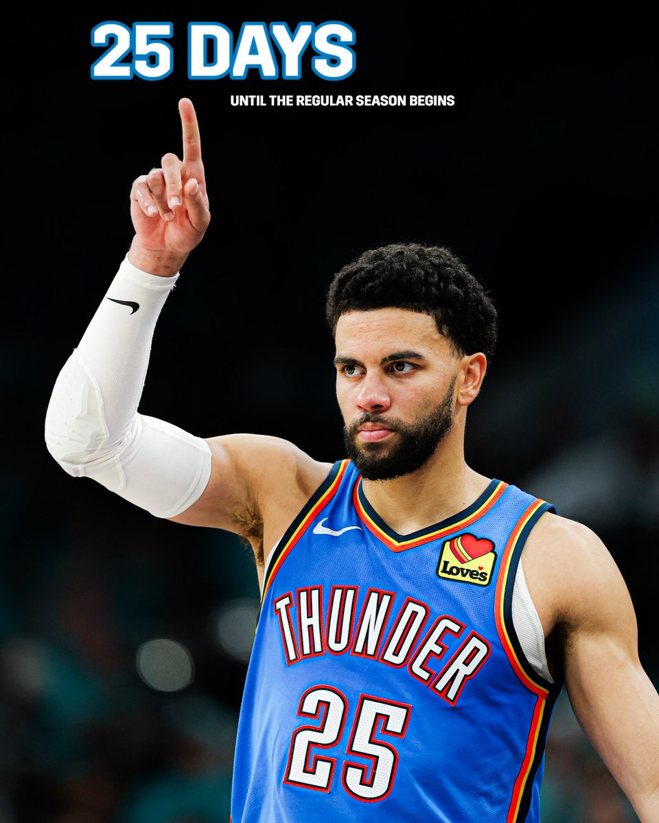 okcthunder's tweet photo. Ajay days away ⏳ https://t.co/mXsBGdvP9Z