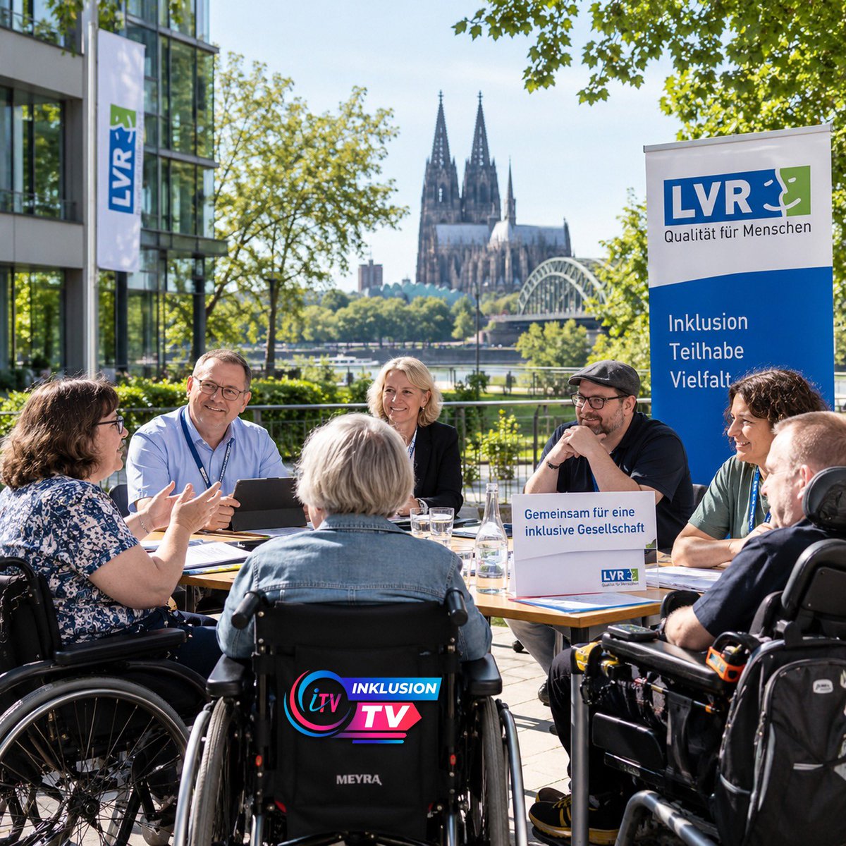 InklusionTV's tweet photo. ♿🗣️ Mitreden und mitgestalten: Der LVR führt seinen Beirat für Inklusion und Menschenrechte weiter. Menschen mit Behinderungen können so ihre Perspektiven direkt in Beratungen einbringen. 💙

#Inklusion #LVR #Selbstvertretung #Teilhabe #NRW https://t.co/FB8jccSR9f