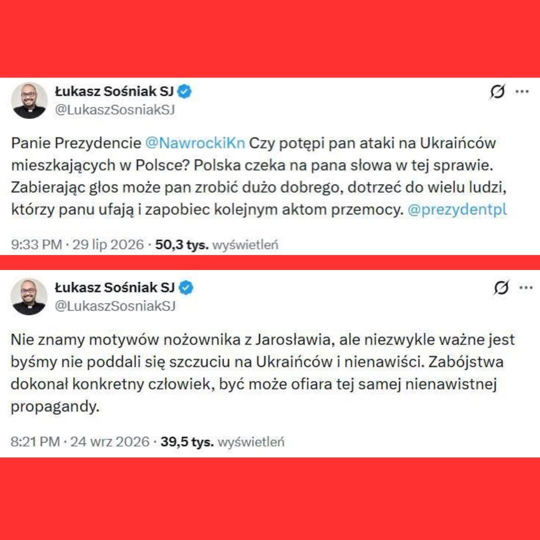 Pampuuch's tweet photo. @LukaszSosniakSJ Człowieku, jesteś wstydem dla kościoła. https://t.co/Y3e0t863dX
