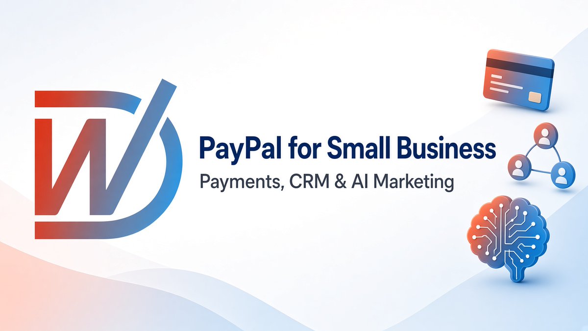 Worlddigitalai's tweet photo. PayPal for Small Business: Payments, CRM &amp; AI Marketing.
Learn how small businesses can use PayPal, CRM data, and AI marketing to streamline payments, improve access, and grow revenue.
Read more: https://t.co/mZiv7L2PaR https://t.co/QfYstRY7tc