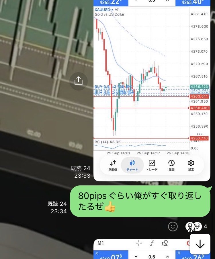 mikadofx_xau's tweet photo. さっきの分、
秒で取り返して余裕でプラスwww

短期+150pips 約95万円

ゴールドなら俺に任せてくれ
#GOLD #XAUUSD https://t.co/DA1qHHdbZX