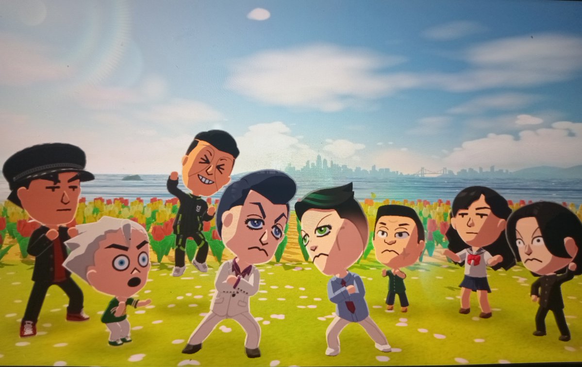 ultimusmighty's tweet photo. Josuke vs Rohan in Tomodachi Life https://t.co/kHn7sqGAqG
