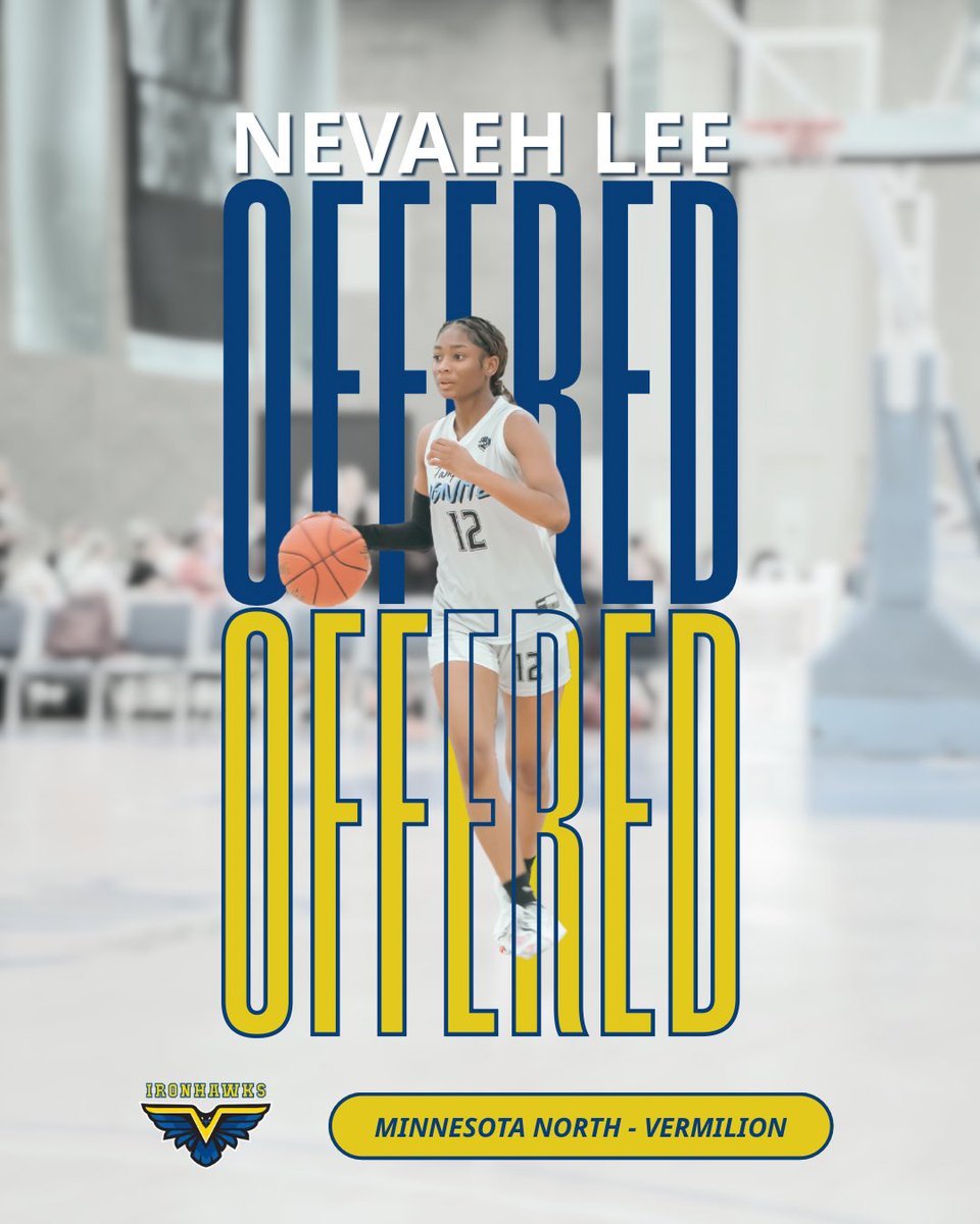 TampaIgniteGBB's tweet photo. THE WORK IS SPEAKING. 🔥

2027 Nevaeh Lee has received an offer from Minnesota North College – Vermilion! 🏀

Nevaeh continues to put the work in every day — on the court, in the classroom, and intentionally connecting with college programs.

Keep lighting ’em up, Nevaeh! 🩵 https://t.co/HbKxPjyWun
