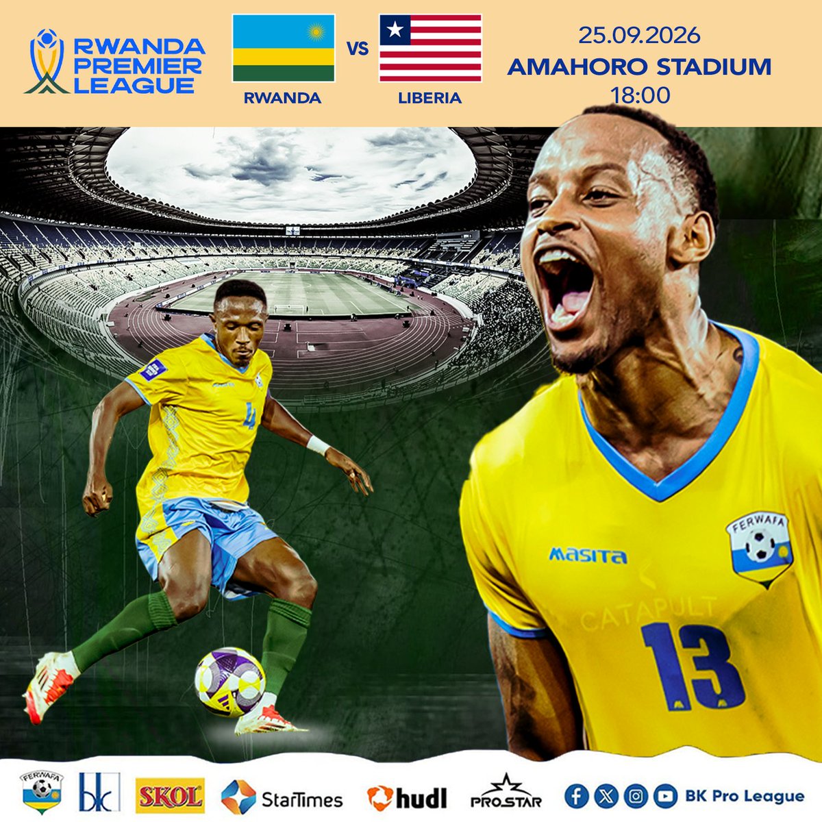 bkproleague's tweet photo. Twese inyuma y'Amavubi 🇷🇼🥰

#TuriAmavubi💪🏿 https://t.co/kQBUZFQafg