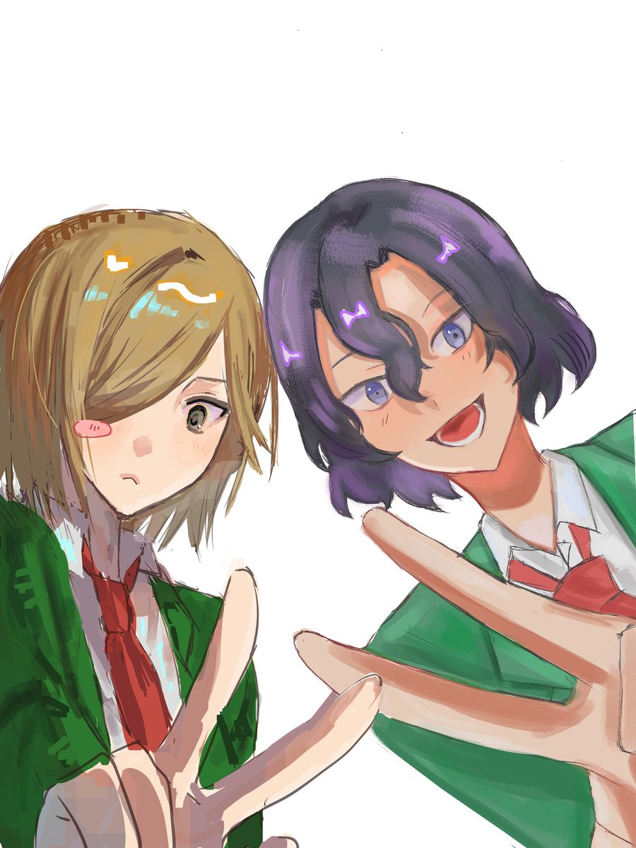 _ria1108's tweet photo. 絵チャ合作✌🏻💛💚 https://t.co/FiUCG5rKVJ