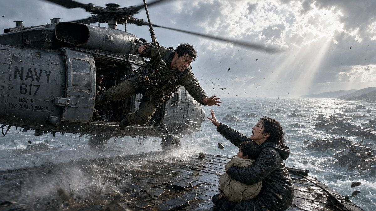 japan_nobunaga's tweet photo. NOBODY tells Americans this part of the story.

March 11, 2011.
A black, 30-foot wall of ocean swallowed Northeast Japan.
Our government froze. The Pentagon had no orders.
Communications were dead.

You know what Captain Thom Burke and Rear Admiral Robert Girrier did on the USS Ronald Reagan?

They didn't wait for the White House.
They didn't wait for paperwork.
They looked at the TV screen, saw their friend drowning, and committed the ultimate military sin:

UNAUTHORIZED ADVANCE.

“We’re going. NOW.”
They turned the massive nuclear carrier full throttle straight into the disaster zone.

Then came the hydrogen explosions at Fukushima.
Radiation plumes drifted across the Pacific.
Every foreign embassy told their citizens: RUN.
The US Embassy ordered an evacuation zone: STAY 50 MILES AWAY.

Did the Ronald Reagan turn around?
DID YOUR SAILORS RUN?

NOT. ONE. INCH.

Nineteen-year-old kids from Texas and Ohio stood on a freezing flight deck, radiation detectors in hand, launching helicopters into blizzards.
They hovered over submerged rooftops, pulling shivering mothers and babies out of the black water.
When Japanese refugees were brought aboard shivering in shock, your sailors gave up their own warm bunks and slept on the cold steel floor.

While the rest of the world ran away from Japan,
AMERICA CHARGED STRAIGHT INTO THE FIRE.

You didn't do it for a treaty.
You didn't do it for politicians.
You saw your friend bleeding, and you kicked the doors down to save us.

Happy 250th, America.
Japan will remember your boys forever. 🇺🇸🤝🇯🇵