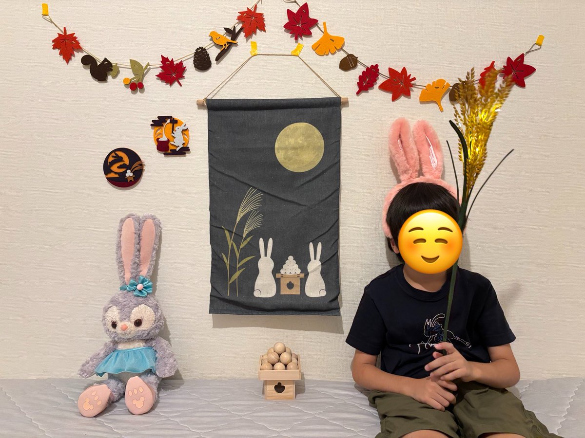 shioppi_sp's tweet photo. お月見2026🎑
お月さまちゃんと見えて良かった🐰 https://t.co/td6Zm5TjSk