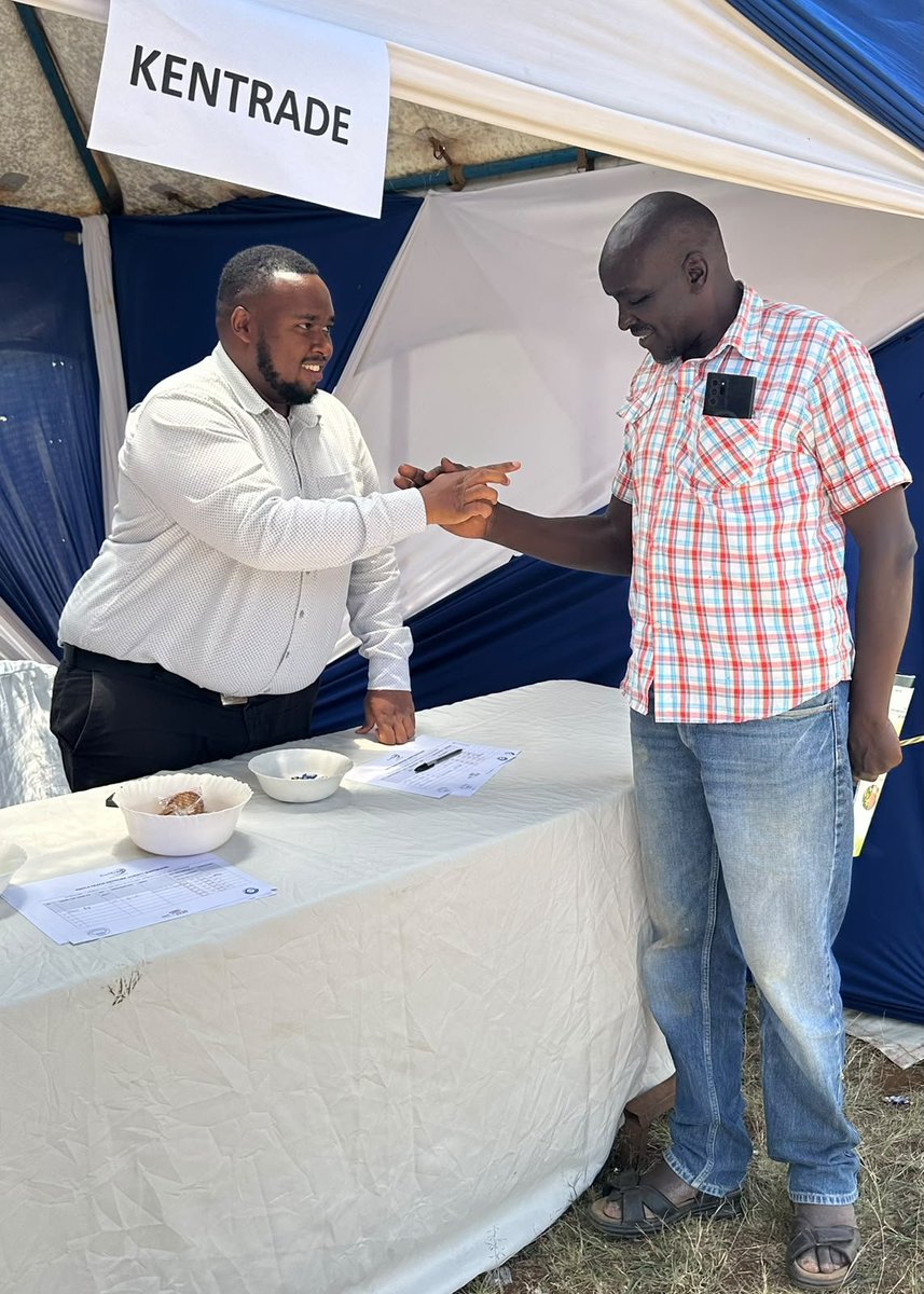 _KenTrade's tweet photo. Today, KenTrade joined the North Rift Farmers’ Day 2026 in Eldoret, engaging farmers—especially avocado, coffee, bee and passion fruit farmers—on trade facilitation and market access.
Trade Made Simple. 🇰🇪 #FarmersDay2026 #KenTrade https://t.co/PW6CFPIjDA