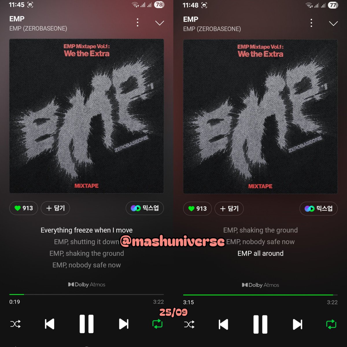 mashuniverse's tweet photo. @ZB1_official 23:00

#ZEROBASEONE #ZB1 #제로베이스원
#ZEROBASEONE_EMP #EMP 
#EMP_Mixtape_WetheExtra https://t.co/UejepqRrN4