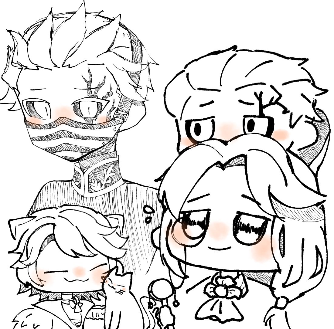 r___m_k_a's tweet photo. 隠者にハマってたときの絵‼️ https://t.co/kuga1DT2aO