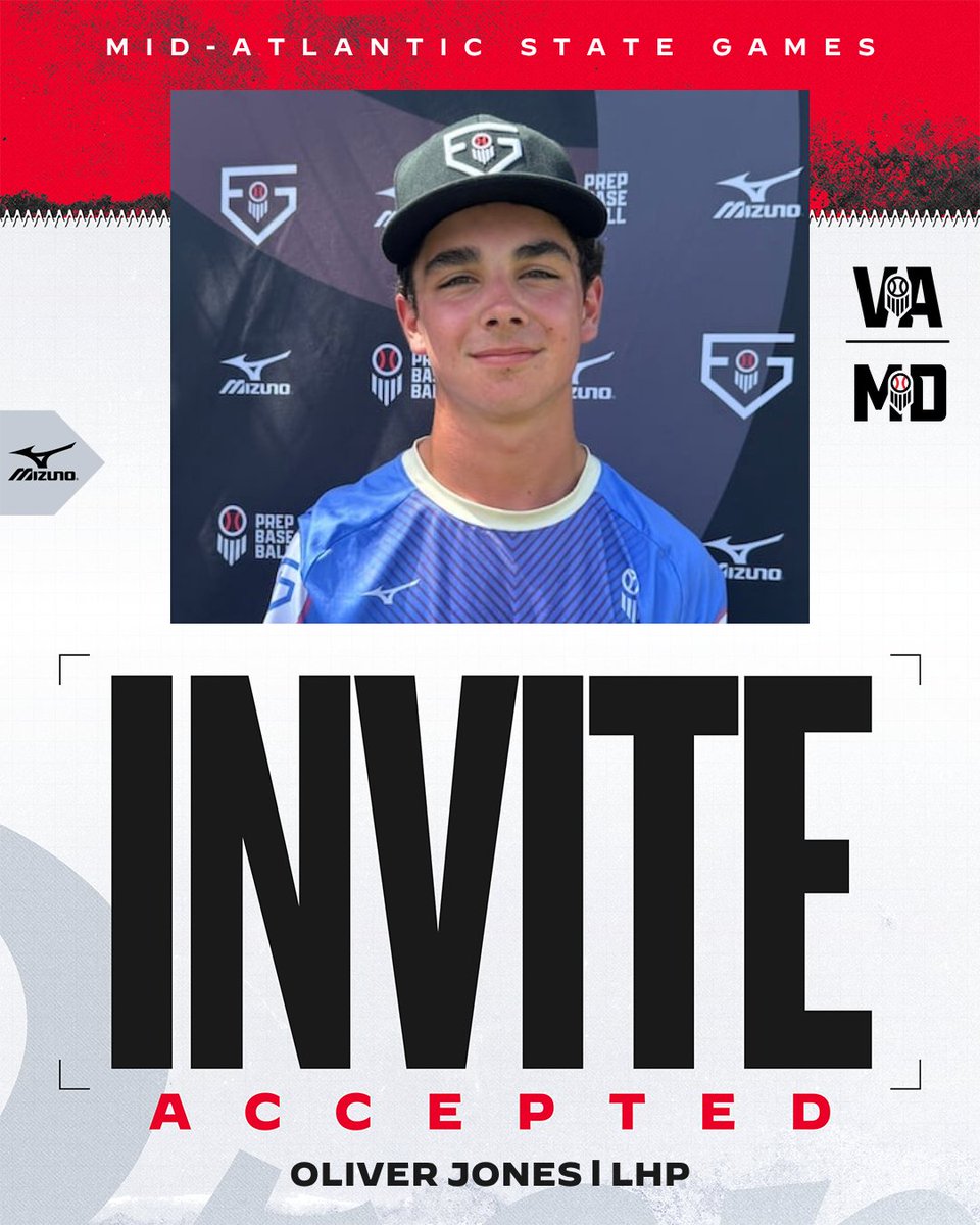 PrepBaseballVA's tweet photo. ⭐ Mid-Atlantic State Games Invite Accepted ⭐
👤 Oliver Jones
🎓 2030
🏫 Nansemond Suffolk Academy
The blockbuster event of the fall in the Mid-Atlantic is sold out.
Jones's Profile➡️ https://t.co/WEBsfCGFkW
#MASG26 https://t.co/D83TIAjnFP