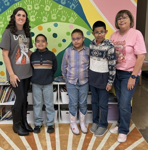 LBJelementary's tweet photo. “Dreams are of no value if they're not equipped with wings!” -Dolly Parton
@LBJelementary  @EctorCountyISD 
#DollyPartonDay2026 https://t.co/nm2bkRpbc4